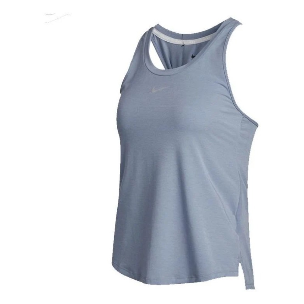 Nike Dri-FIT Womens Racerback Training Tank Top Light Blue Size S